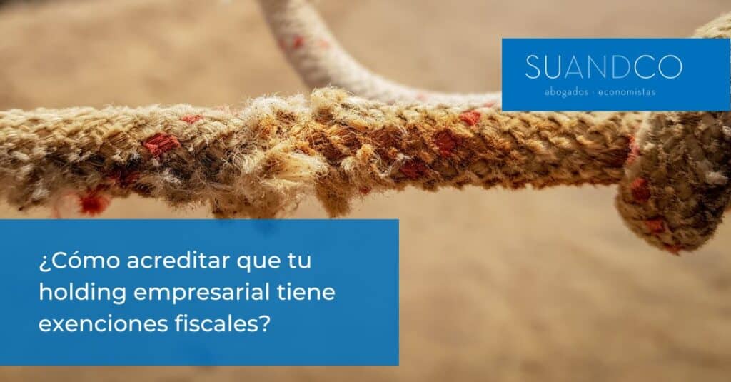Cómo acreditar que tu holding empresarial tiene exenciones fiscales