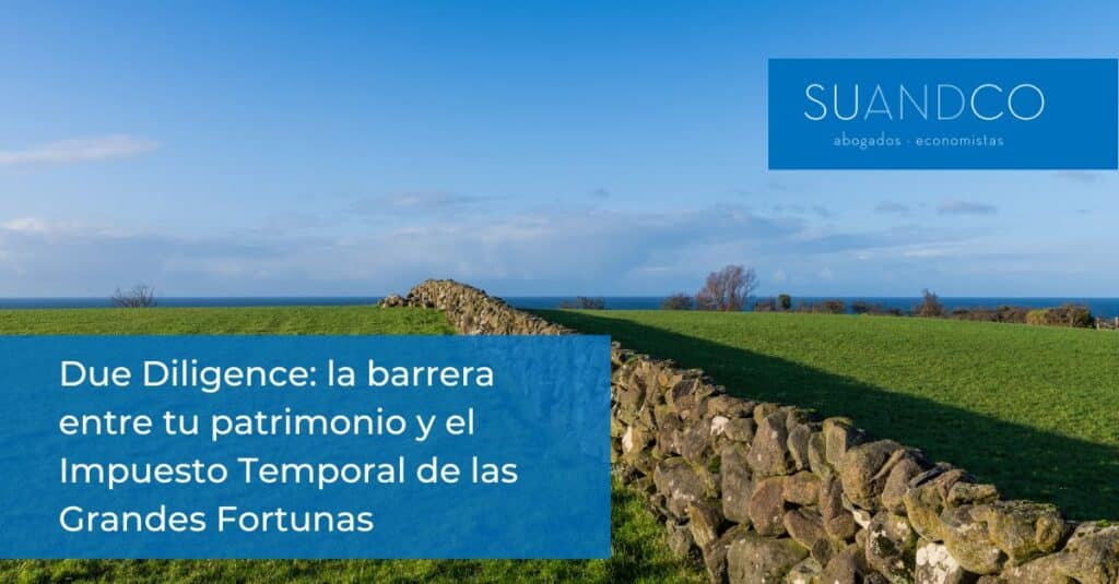 impuesto temporal de solidaridad de las grandes fortunas - due diligence